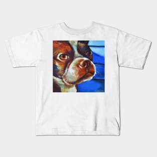 Classy Hank the BOSTON TERRIER Kids T-Shirt